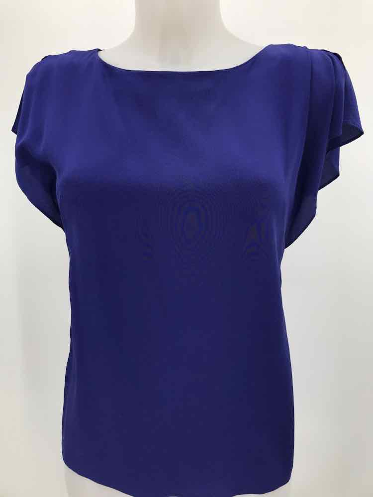 Escada Purple Size 0 Silk Blouse