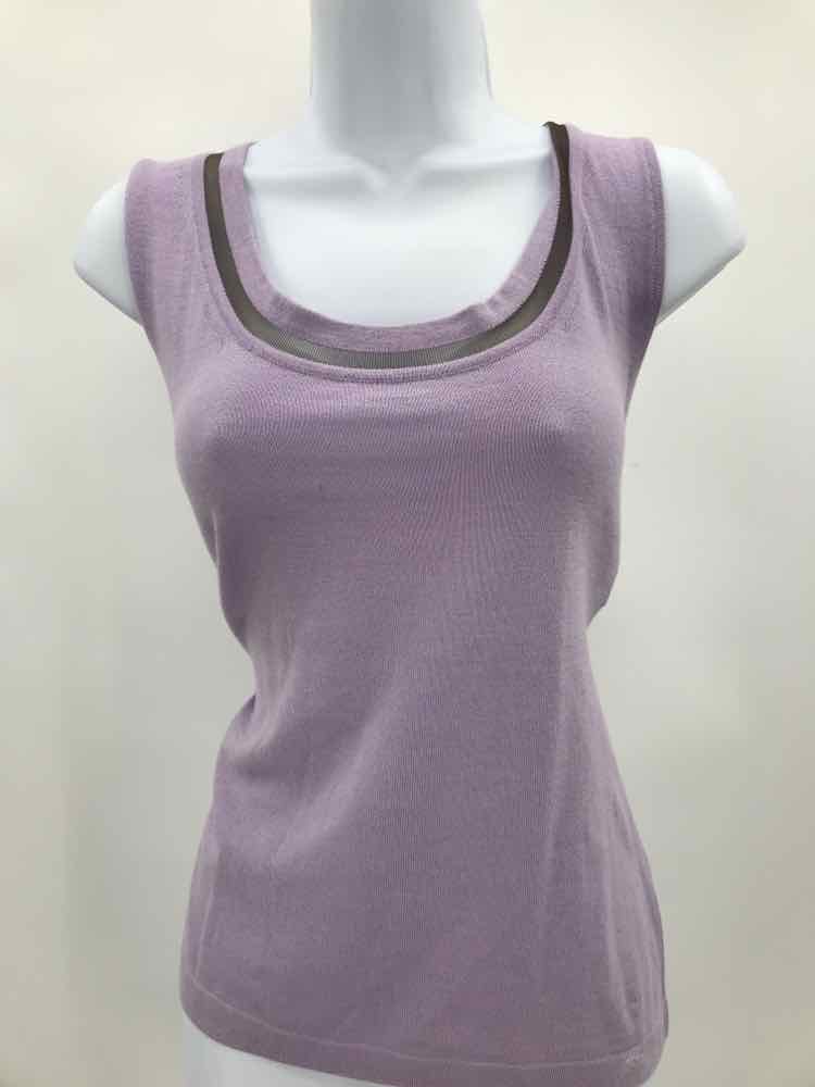 Escada Purple Size Medium Knit Tank