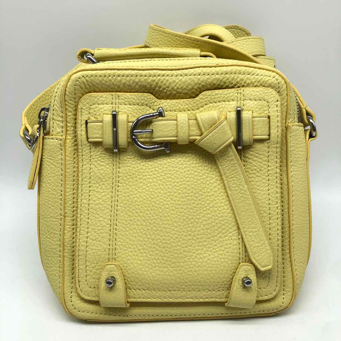 Etienne Aigner Yellow Crossbody Leather Crossbody