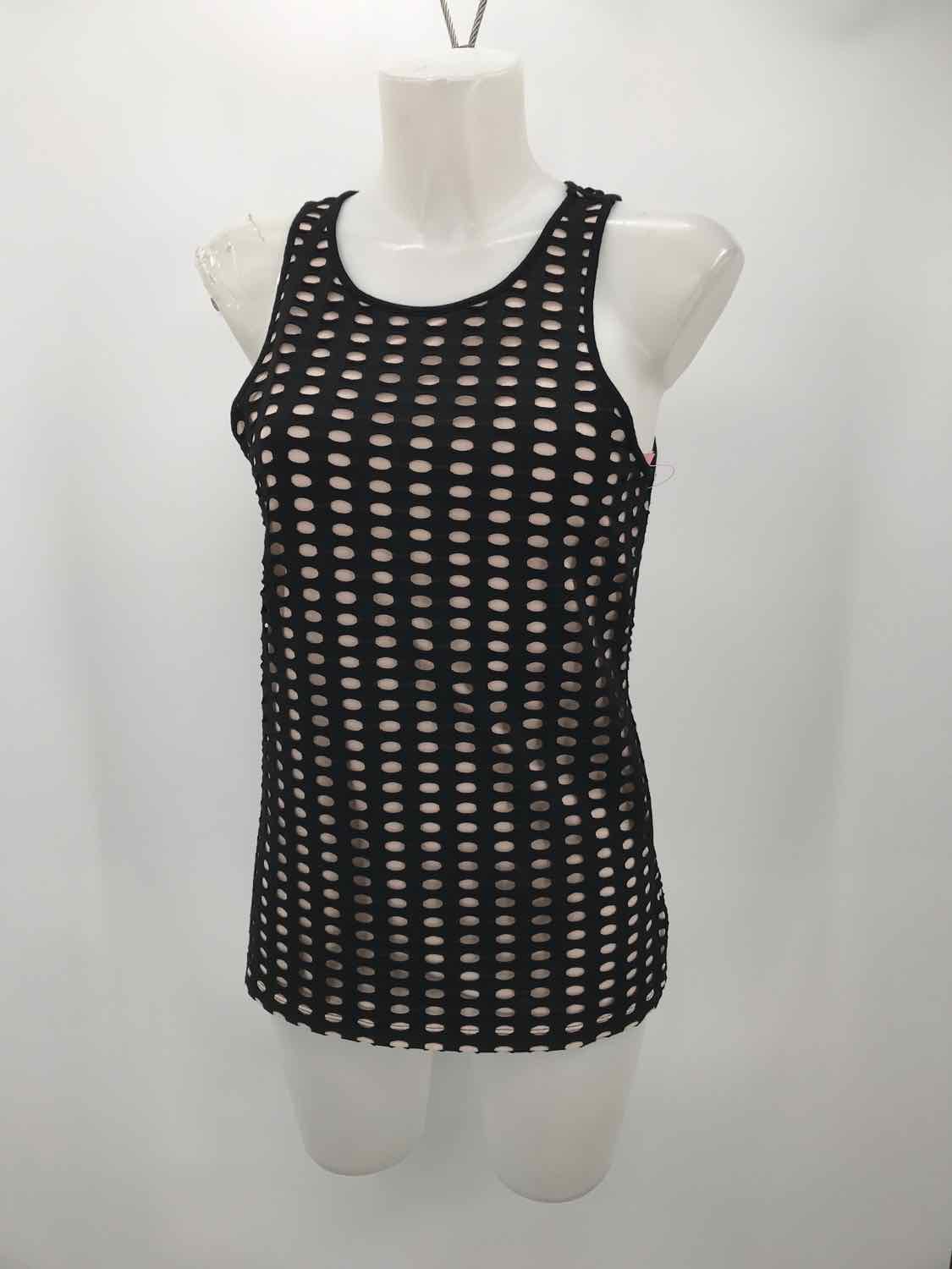 Express Black Size Medium Netting Tank Top