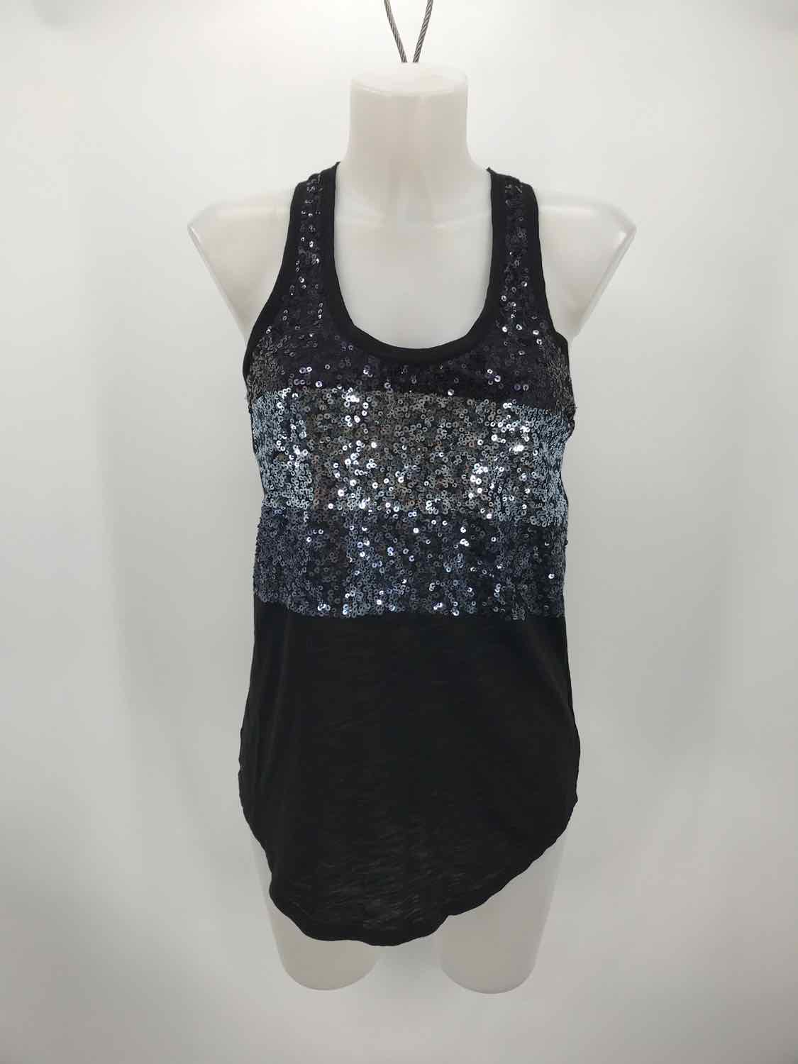 Express Black Size Small Sequin Tank Top