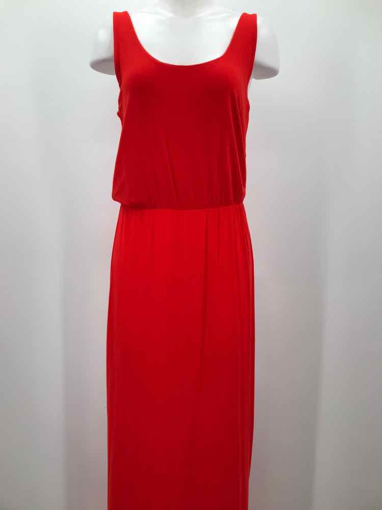 Felicity & Coco Red Size Small Long Sleeveless Dress