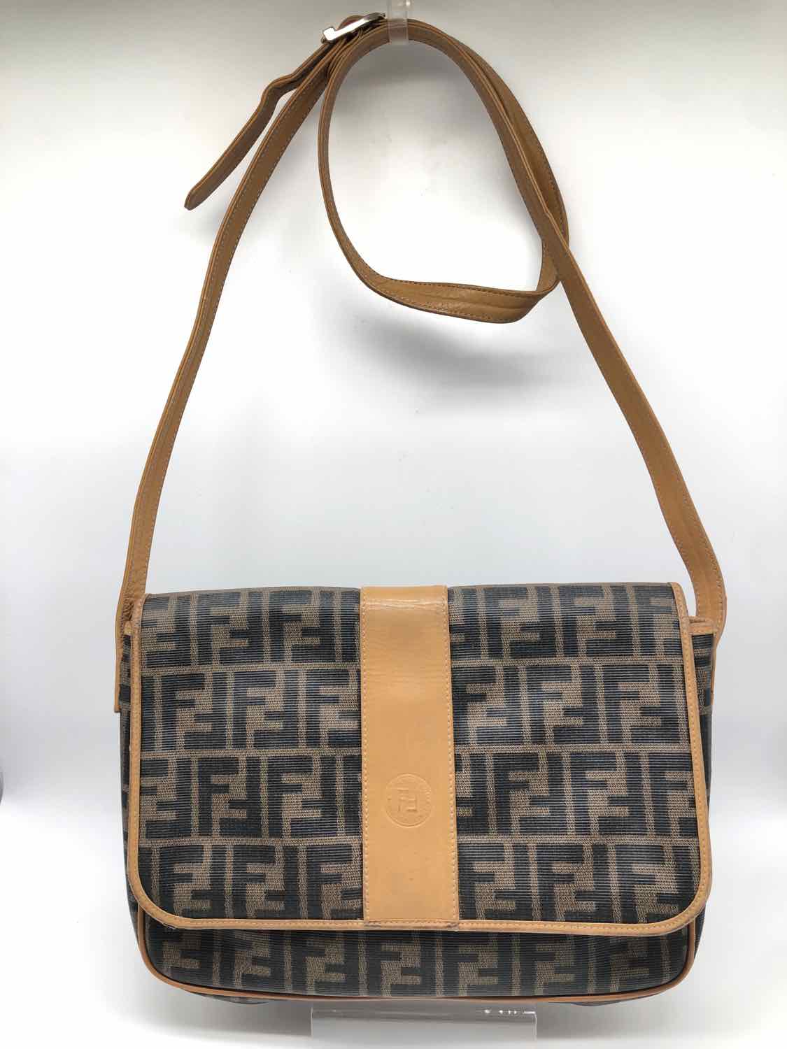 Fendi Brown Monogram Crossbody Crossbody