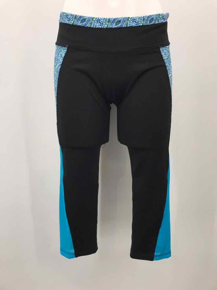 Fit 2 Run Black Size Medium Legging Athletic Pants