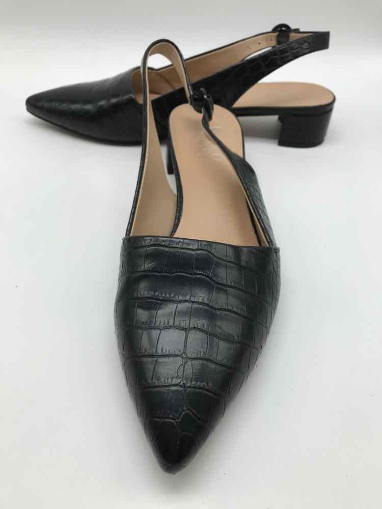 Franco Sarto Black Size 8.5 Slingback Flats