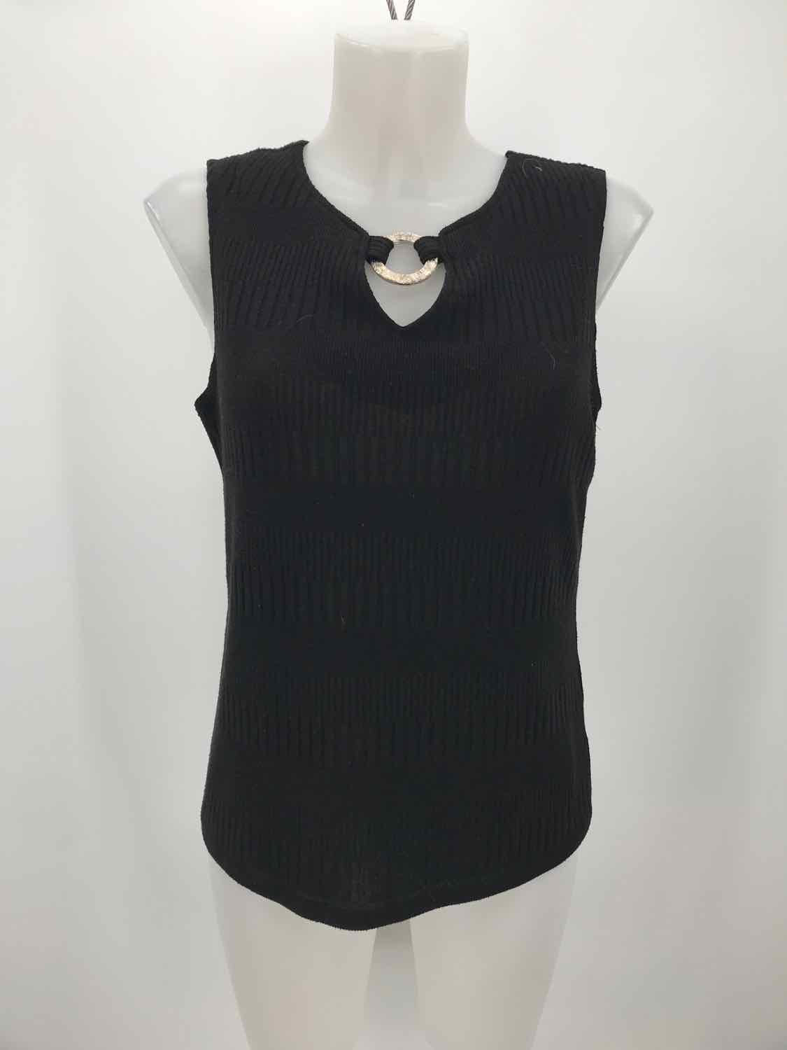 Frank Lyman Black Size 14 Knit Tank