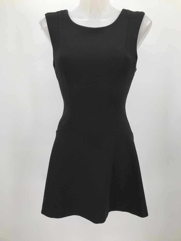 Free People Black Size XS Knee Length Sleeveless Dress