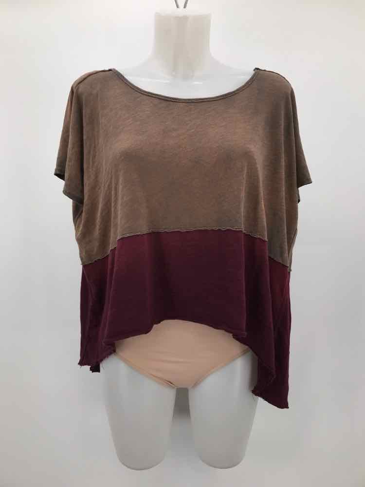 Free People Brown Size XS T-shirt