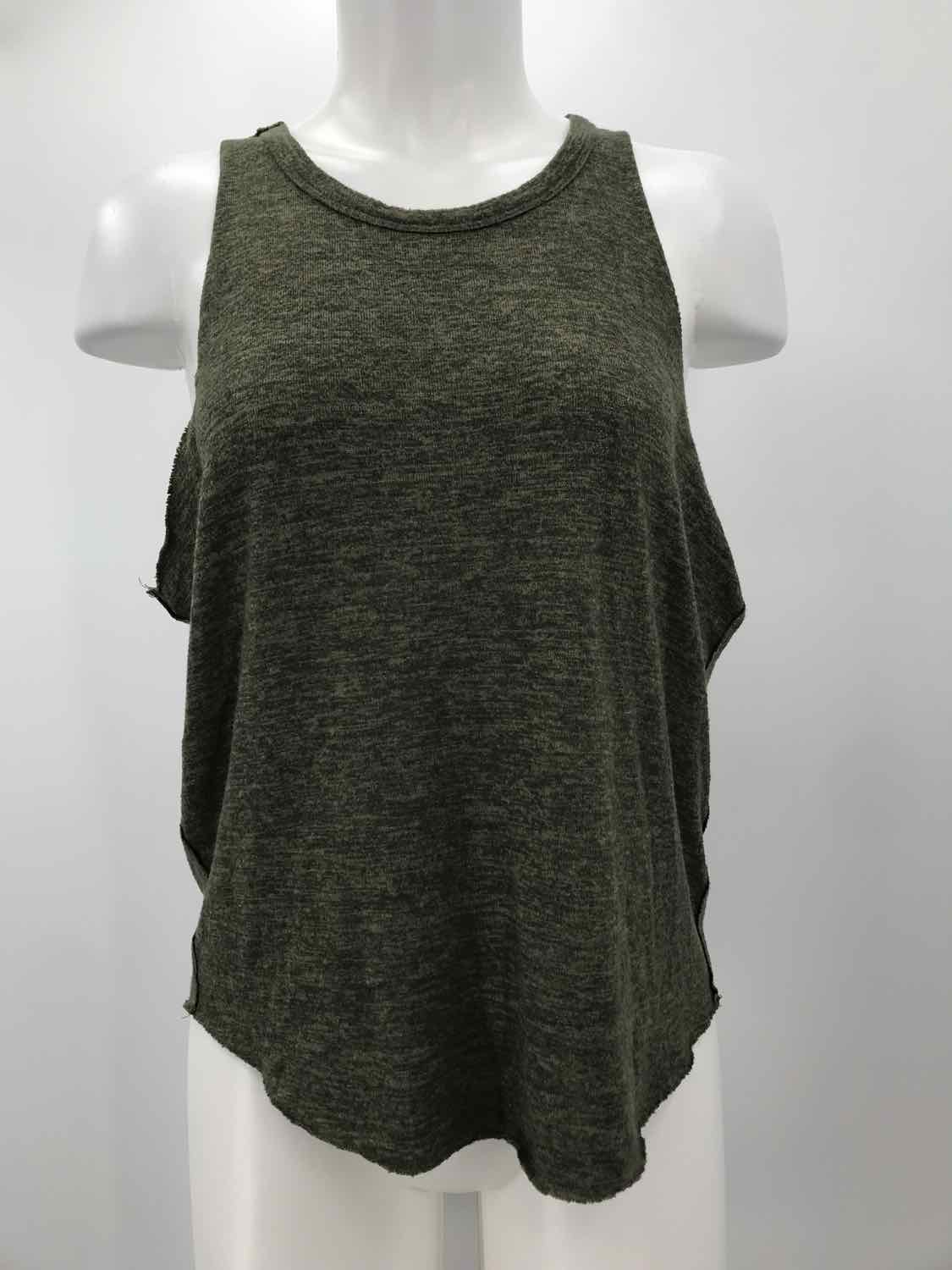 Free People Green Size XS Knit Tank