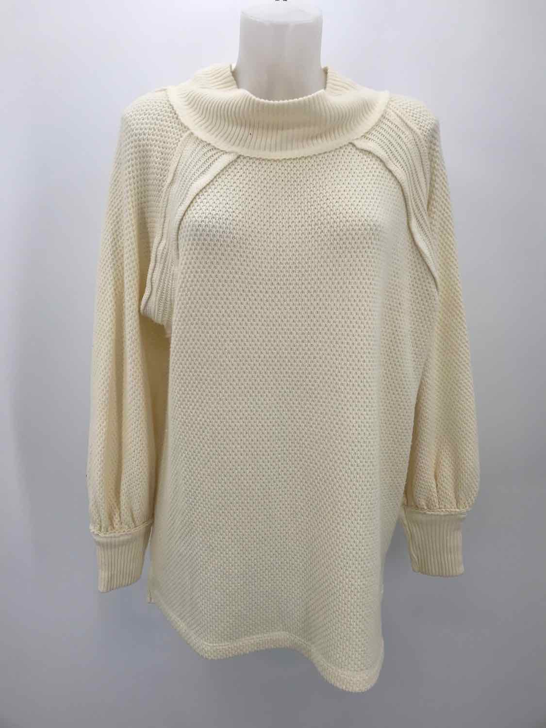 Free People Iridescent Size XS Knitted Turtleneck Short Sweater Dress