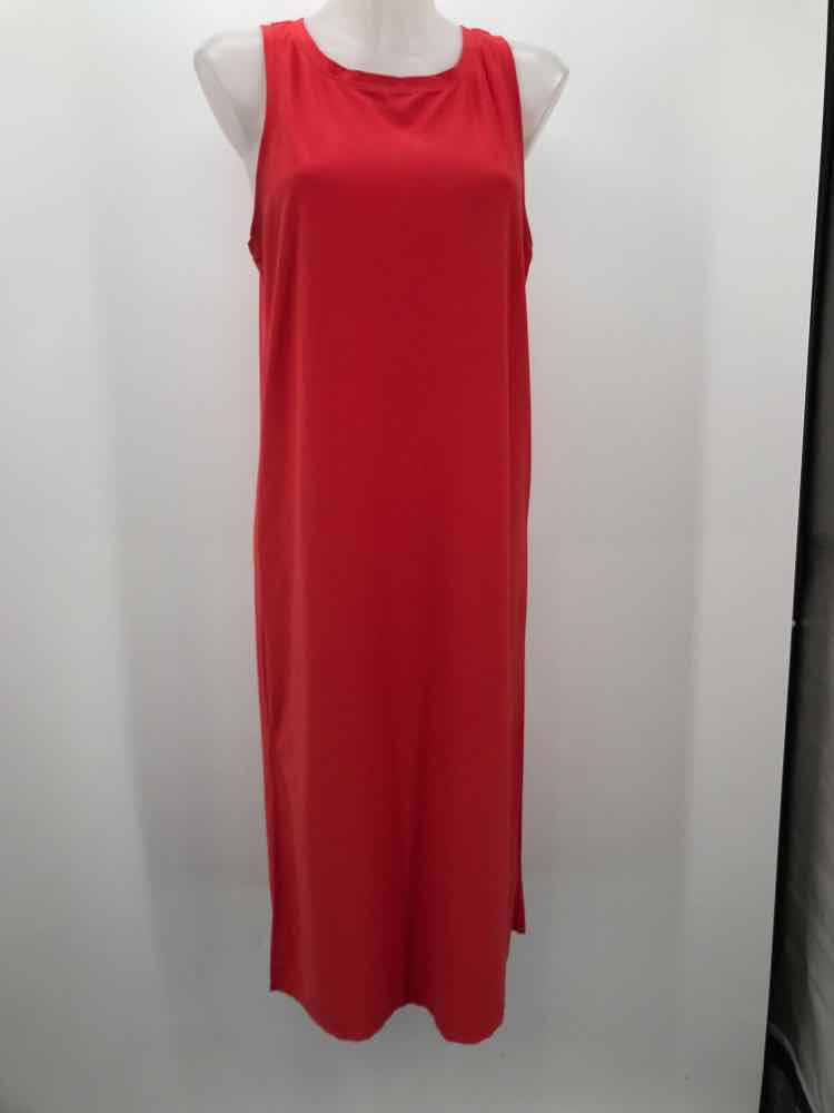 Free Press Red Size Medium Midi Sleeveless Dress