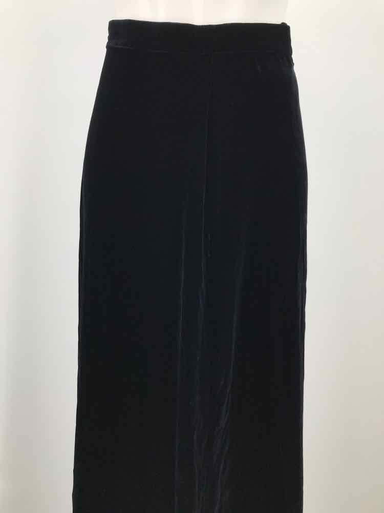 Jones NY Black Size 4 Velvet Maxi Skirt