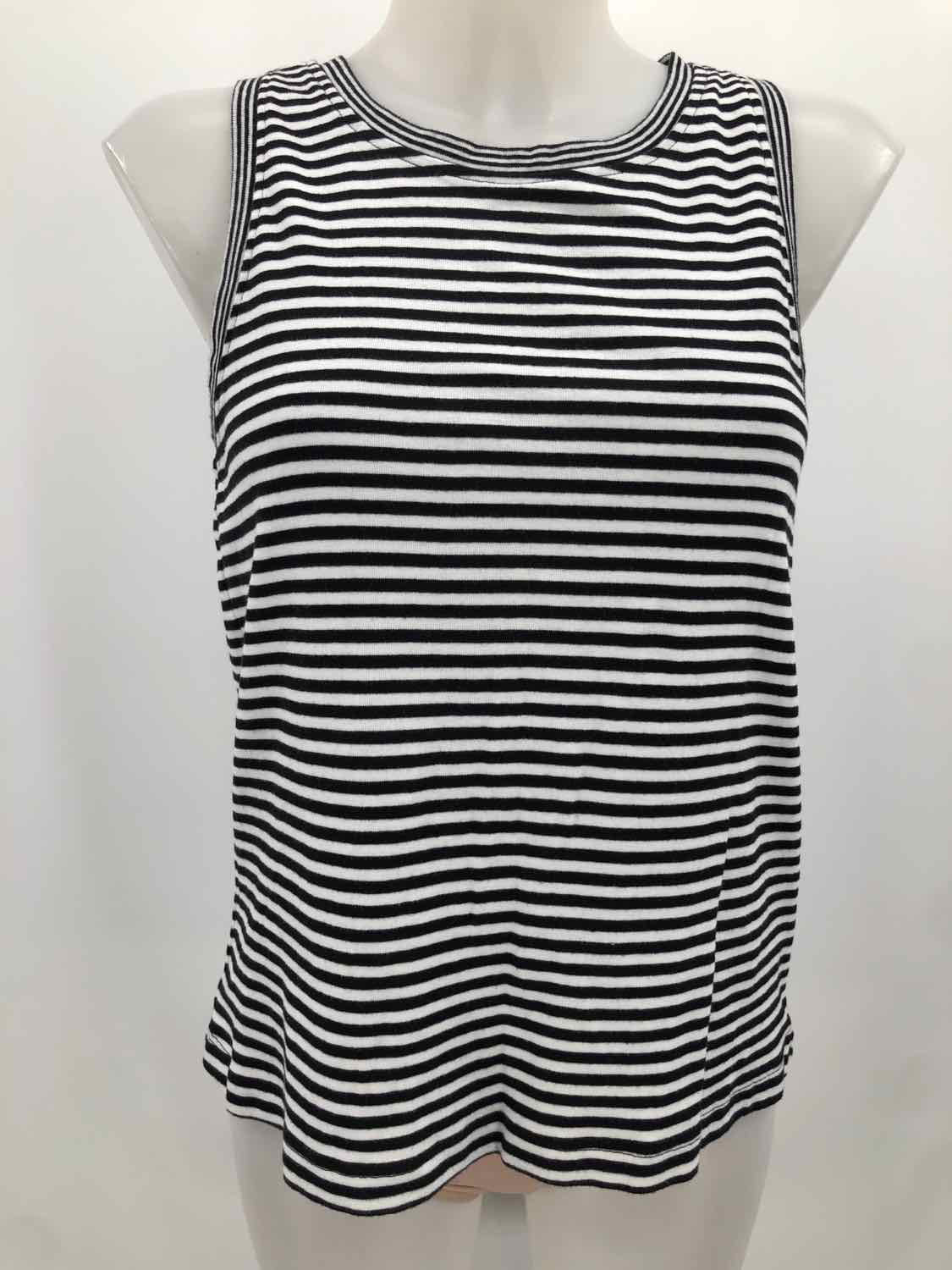 Jones NY Black Size Small Stripe Tank Top