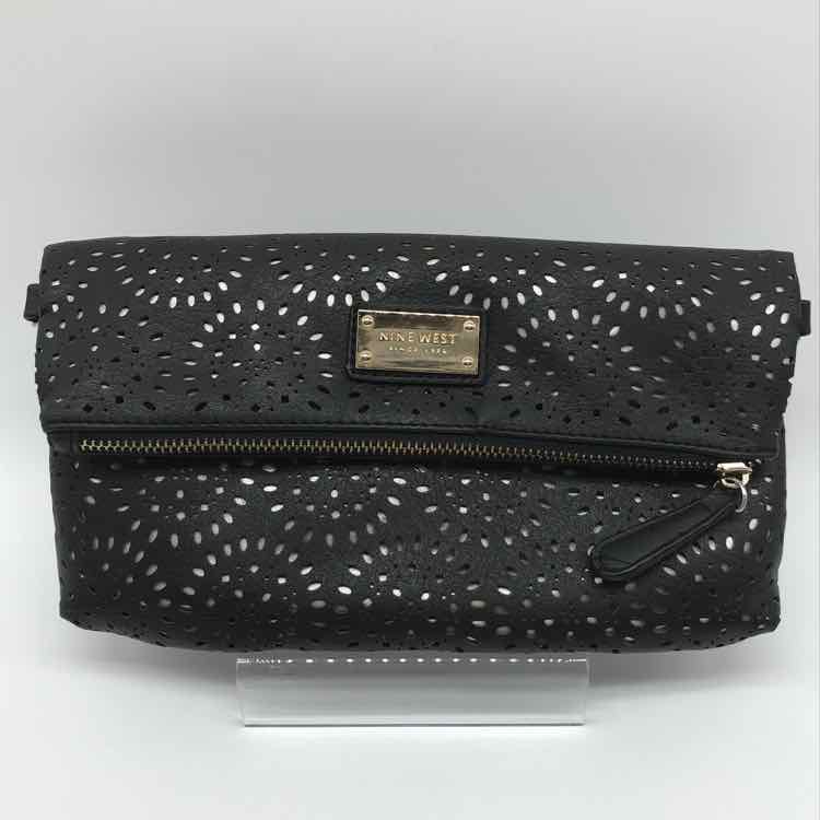 Nine West Black Lasercut Clutch Clutch