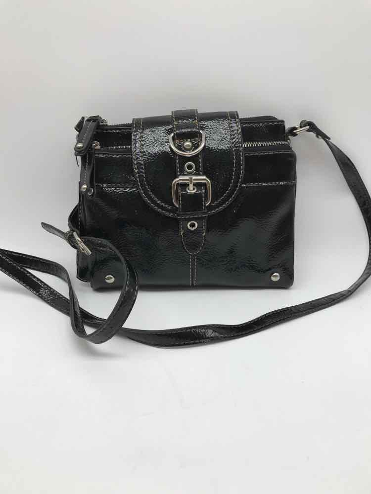 Nine West Black Crossbody Leather Crossbody