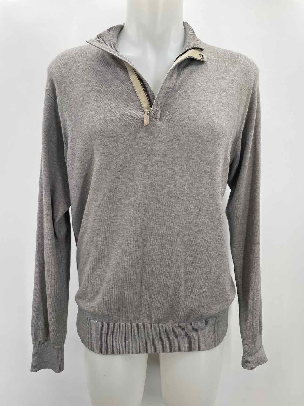 Peter Milar Grey XL Pullover Men's Sweater