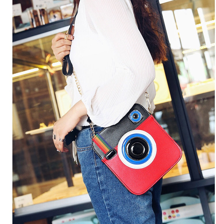 3D camera design chain handbag