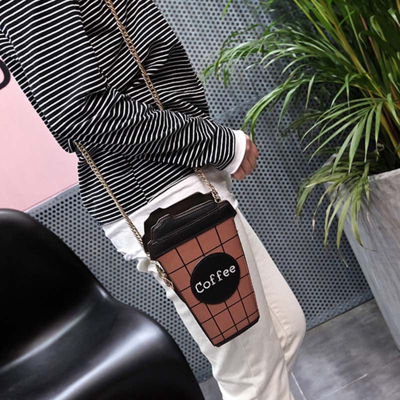 3D coffee chain handbag