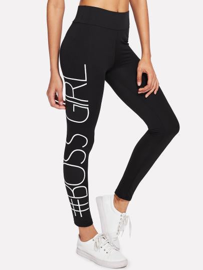 # Boss girl fashion leggings