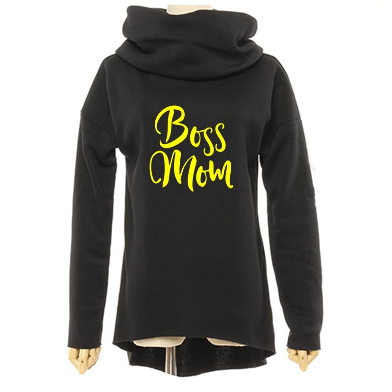 Boss mom oversize turtle neck sweater