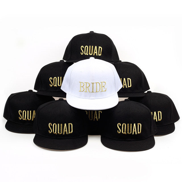 Bride Squad Bridal bachelorette party SnapBack hat