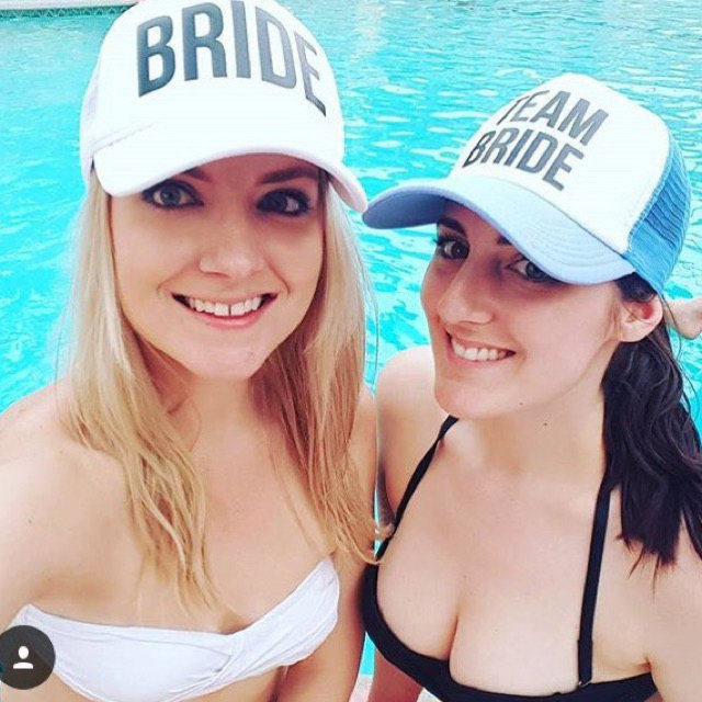 Bride team bride baseball mesh dad hat