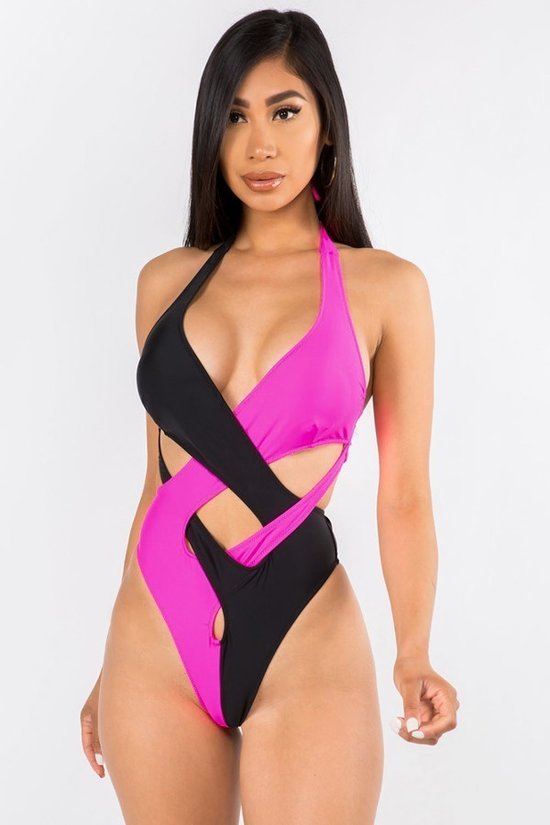 Detour cutout monokini 1 piece bikini