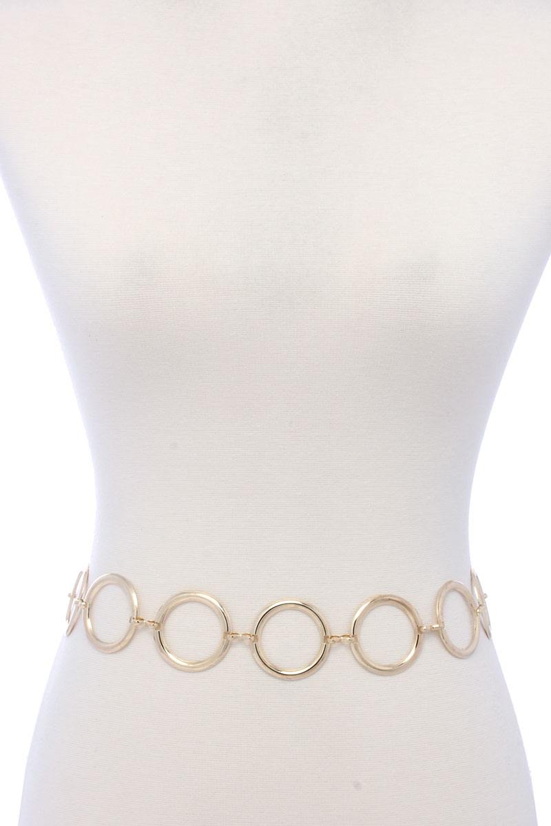 Circle Linked Metal Belt