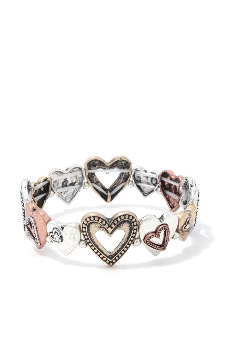 Heart Shape Stretch Bracelet