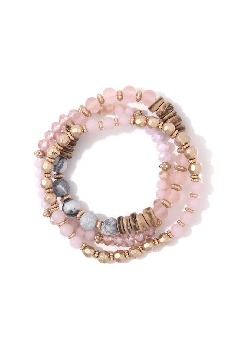 Beaded Stretch Bracelet Set