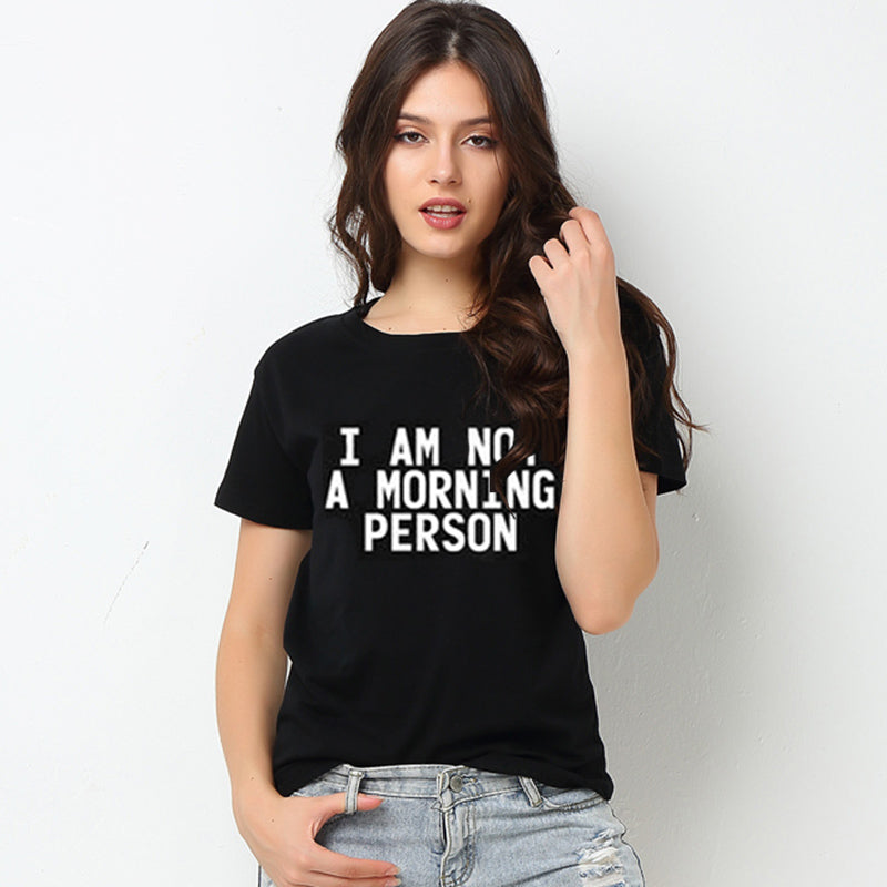 I am not a morning person retro tshirt