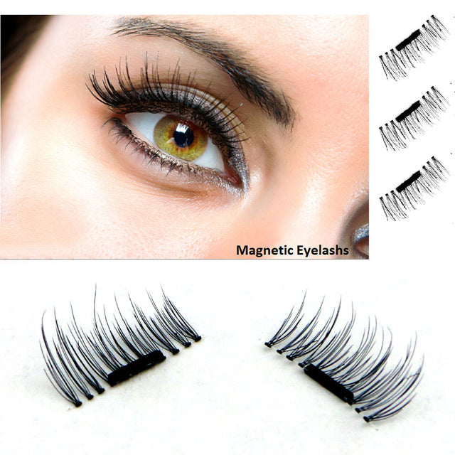 Iconic Beauty 4pcs natural look magnetic false eyelashes extensions