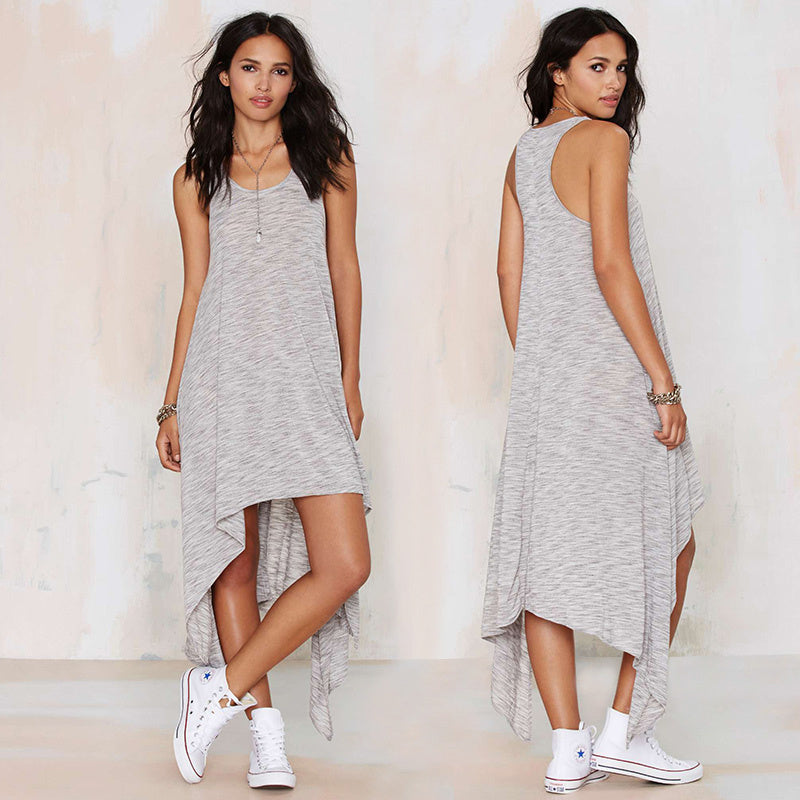 "Love struck" comfy high low maxi fashion dress