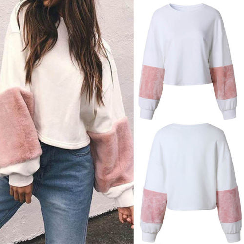 "Raven" balloon fluffy sleeve oversize pullover sweater