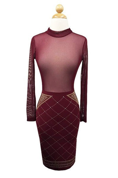 "Showstopper" bodycon dress