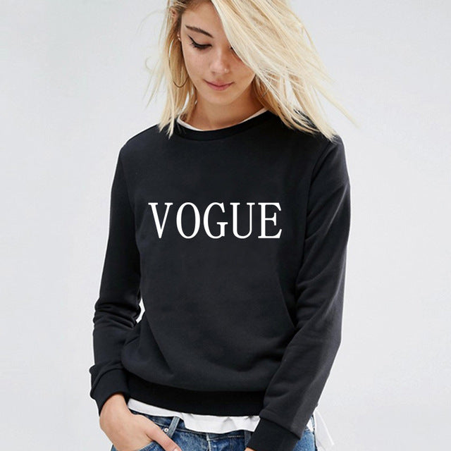 Vogue pullover sweatshirt sweater