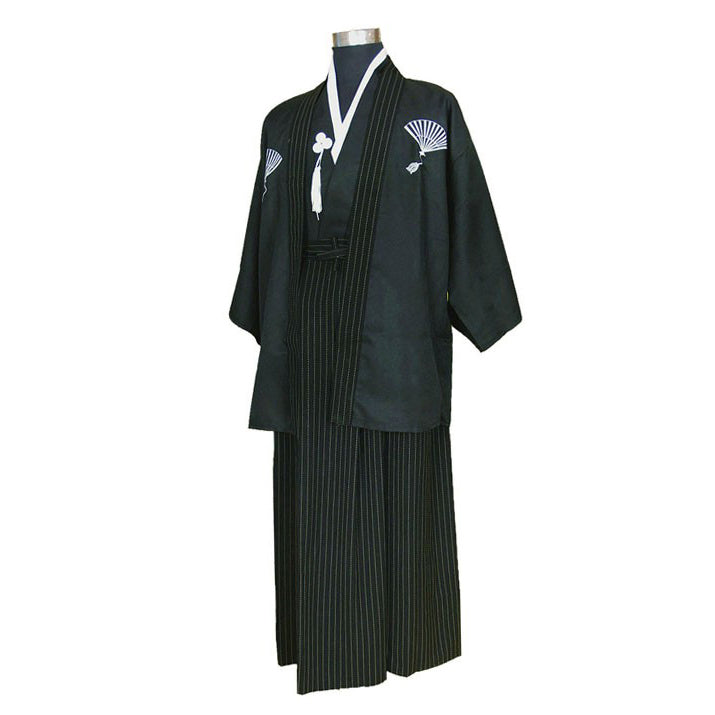 Auspicious Embroidery Traditional Men's Japanese Kimono