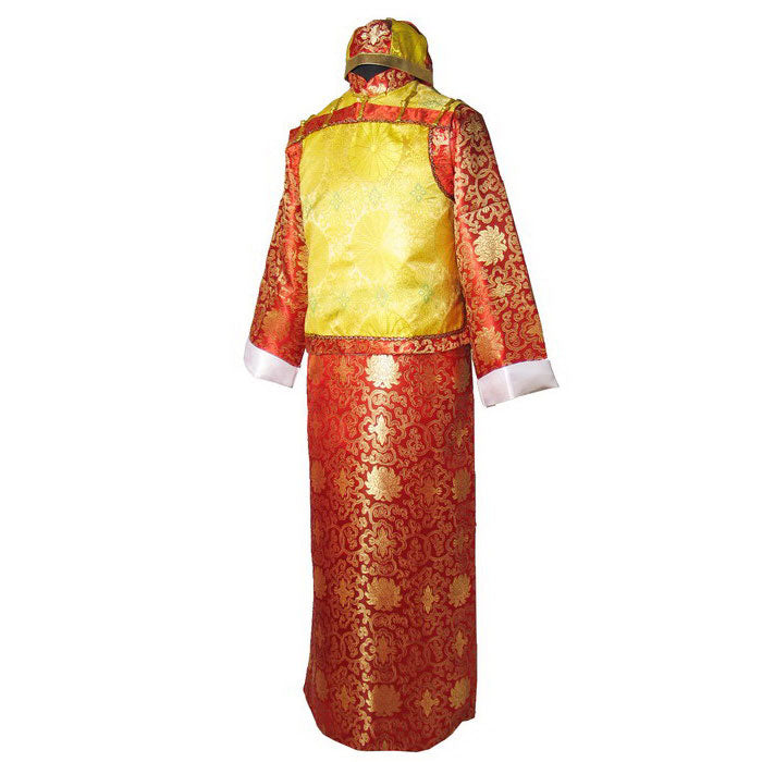 Auspicious Pattern Brocade Traditional Chinese Groom Suit