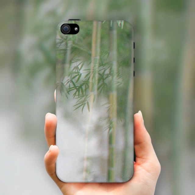 Bamboo Pattern Oriental Mobile Phone Case Compatible All iPhone Series