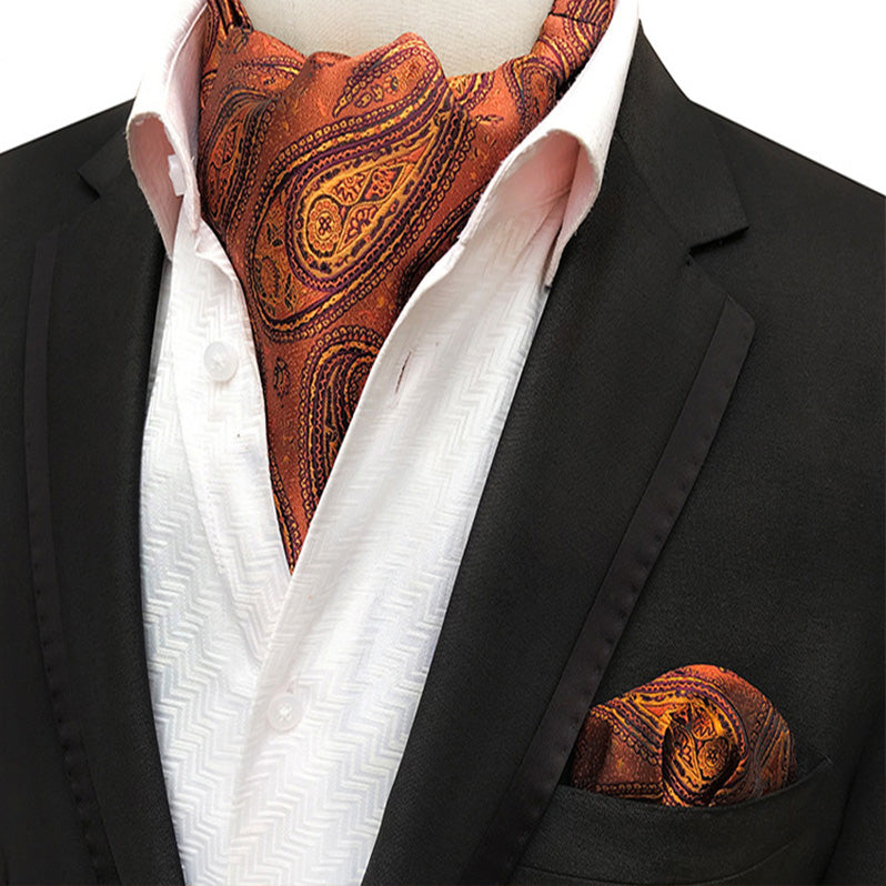 Business Style Oriental Gentleman Neckerchief & Pocket Square