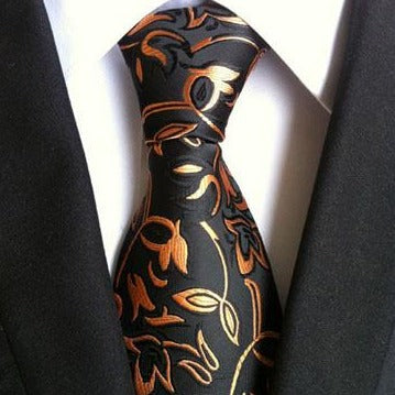 Business Style Floral Pattern Oriental Gentleman Necktie