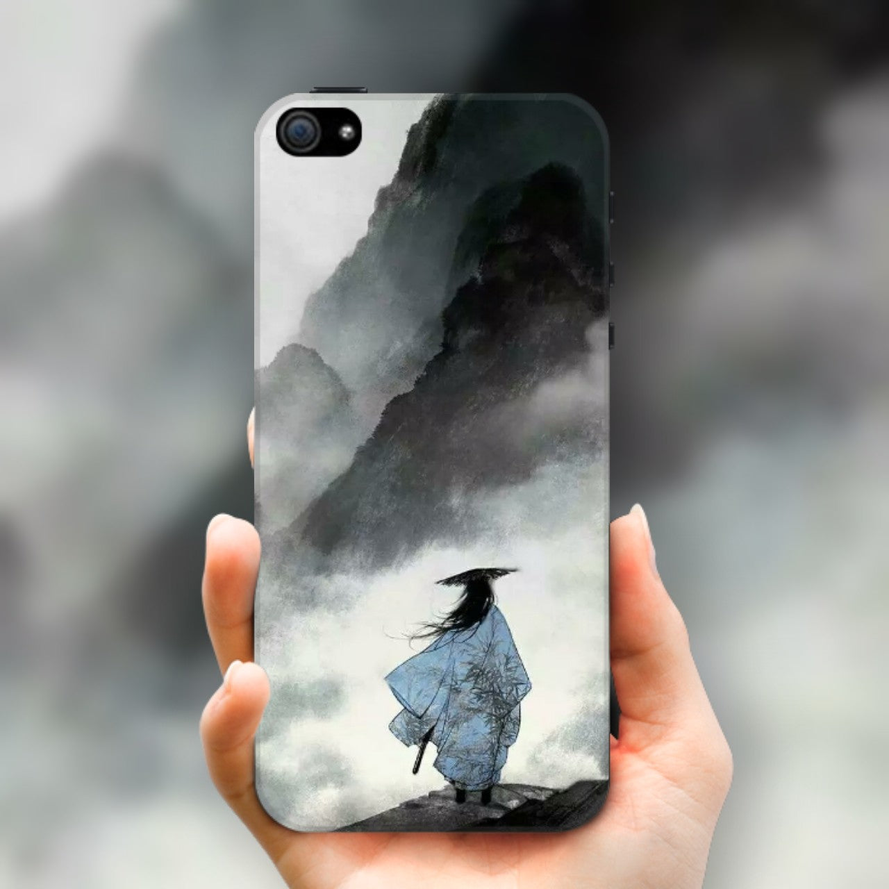 Chinese Painting Oriental Mobile Phone Case Compatible All iPhone Series