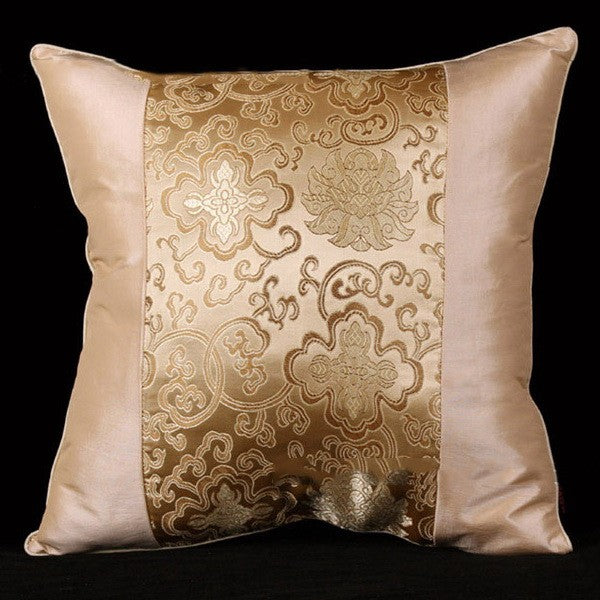 Pair of Auspicious Pattern Traditional Chinese Cushion Covers